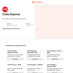 25% off ($10 Cap) or  40% off with DashPass ($15 Cap) Next 3 Coles Express Orders over $20 @ DoorDash