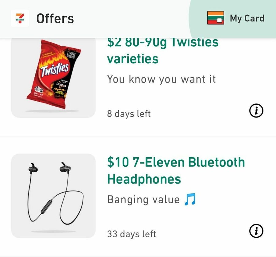 Bluetooth Earphones 10 7 Eleven App Required OzBargain