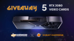Win 1 of 5 NVIDIA RTX 3080 Graphics Cards from Hot Hardware/Cheat Happens