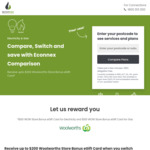 Get up to $200 Woolworths eGift Card Free for Switching Electricity and Gas Connection @ Econnex (Excludes NT, Ergon QLD)
