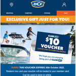 Free $10 Gift Voucher for Club Members @ BCF