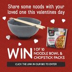Win 1 of 10 Noodle Bowl & Chopstick Packs from Mr Chen's