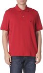 Nautica Men's Classic Fit Short Sleeve Polo Shirt (Medium, Red) $13.76 + Delivery ($0 with Prime/ $39 Spend) @ Amazon AU