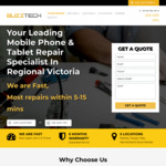 [VIC] $0 iPhone 6-11 Battery Replacement (24th May, 12pm - 2pm) @ Buzztech (Geelong, Torquay, Colac, Warrnambool, Mount Gambier)