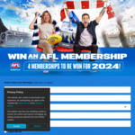 Win 1 of 4 Silver AFL Memberships for 2024 from AFL