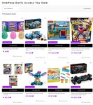 [OnePass] Early Access to Toy Sale (e.g. 20% off LEGO) + Free Delivery or C&C @ Target