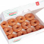 Buy 1 Get 1 Free Original Glazed Dozen Donuts (Max 1 Order, Selected Locations, Fees Apply) @ Krispy Kreme via DoorDash