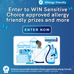 Win an Allergy Safe Prize Ranging from Air Purifiers to 10x $20 Chemist Warehouse Vouchers from Sensitive Choice