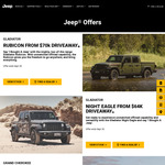 Jeep Gladiator Night Eagle $64,000 (Save ~$19k) & Rubicon $70,000 (Save ~$22k) @ Jeep