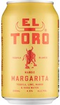 El Toro Mango Margarita 330ml X 24 Cans - $90 ($50 off) + Delivery @ Sippify