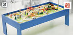 Wooden Train Set 80pc with Table - $69 at Aldi
