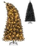 Pre-Lit Black Artificial Christmas Tree w/ Bendable Top 1.8m $84.95 (Was $165), 2.1m $118.95 (Was $203) + Delivery @ Costway