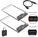 2.5" SATA to USB 3.1 Hard Drive Enclosure US$1.31 (~A$2.05) Delivered (New Users) @ READ Digital Store AliExpress