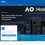 Win a Haier Whole of Home Appliance Package Valued at $10,000 from Haier Australia [Requires Purchase of Haier Appliance]