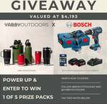 Win 1 of 5 Bosch 18V Brushless 2 Piece 2x 4.0Ah Combo Kit (0615990M5A) ⁠+ Yabby Bottle & Tumbler Pack from Yabby + Bosch Tool