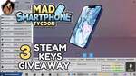 Win 1 of 3 Mad Smartphone Tycoon Steam Keys from The Games Detective