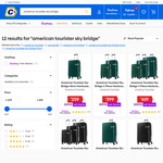 [OnePass] American Tourister Sky Bridge Suitcases: 55cm $114.50, 68cm $129.50, 79cm $139.50 Delivered & More @ Catch