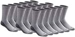 Dickies Dri-Tech Moisture Control Crew Socks 18 Pairs (Grey 6-12 Only) $37.50 + Delivery ($0 with Prime/ $59 Spend) @ Amazon AU