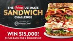 Win $15,000 Cash or 1 of 4 $2,500 Cash Prizes from Network Ten + Primo