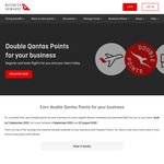 Double Qantas Points for Qantas Business Rewards Members (New Bookings for 4/9/25 to 22/8/26 Only, Activation Required) @ Qantas
