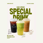 [VIC] Buy 1 Get 1 Free Selected Drink for Takeaway ($60 Min Spend When Dining in) @ Plus Coffee & Kitchen, Carlton
