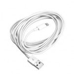 White 3m Apple iPhone 5 USB Charger Data Cable for $5.37