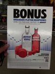 Absolut Vodka - Bonus Headphones with Purchase of X2 700ml Bottles