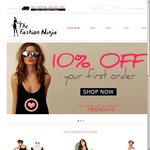 TheFashionNinja.com - 10% off First Order, Free Shipping if over $60