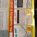 Logitech Trackpad $48 and K760 Wireless Solar Keyboard $48 at Jb 