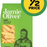 Woolies - Jamie Oliver Dried Pasta Penne, Spaghetti or Fusilli 500g $1.32 (Half-Price)