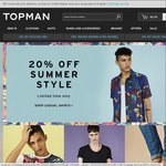 Free Shipping on All Orders at TOPMAN
