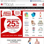 Macy's Friends & Family Sale - Extra 25% off Store Wide