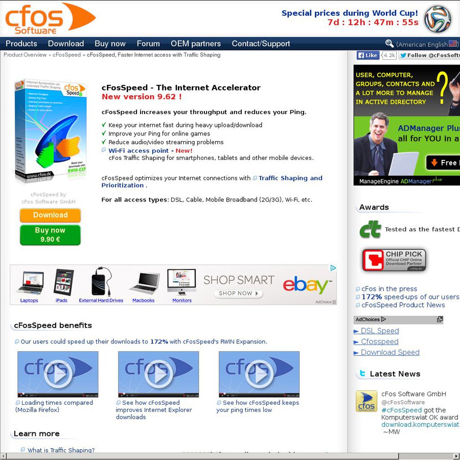cfosspeed internet accelerator software free download