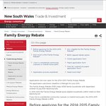$150 Rebate on Electricity Bill for Families Who Receive FTB A/B and Are NSW Residents