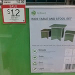 $12 Kids Table and Chairs (Save $13) @ Target Indooroopilly