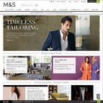 Marks & Spencer 20% off for Australia Day with Free Shipping Over 30 Pound Spend