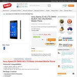 Sony Xperia Z3 4G LTE D6653 BLACK 16G UNLOCKED $599.00 + $26.95 Shipping @ Topbuy