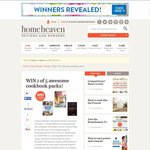 Win 1 of 5 Murdoch Books Cookbook Packs from Home Heaven