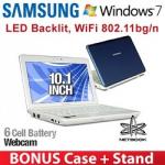 Samsung N130 Netbook + Windows 7 + Carry case + Cooling pad for $289