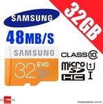 Samsung EVO MicroSD 32GB $13.95 (HK Stock) / $14.95 (AU Stock) Delivered @ [ShoppingSquare]