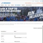 Win a Trip for 2 to Melbourne from Brooks Running