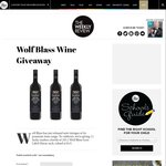 Win 1 of 12 Bottles of 2013 Wolf Blass Grey Label Shiraz (Worth $45) from The Weekly Review (VIC)