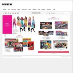 20% off Selected LEGO at Myer - Star Wars, Dr Who ($63.95), Big Bang Theory ($69.95) + Others
