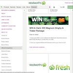 Win a Clark 355 Magnum Dinghy & Trailer Package from Woolworths (Mandurah Greenfields, WA)