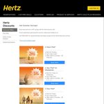 Hertz - 3 Days for The Price of 2 on Weekend Rentals