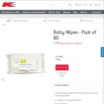 Baby Wipes $1.75 - Baby Solutions - KMART 