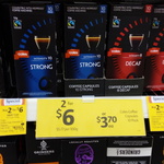 Coles Brand "Nespresso" Compatible Pods 2x 10 Pack for $6 (save $1.40), Lavazza Pods $3.49 (Half Price) @ Coles
