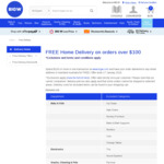 Big W Free Delivery with $100+ Spend