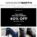 Windsor Smith 40% off in-Store and Online
