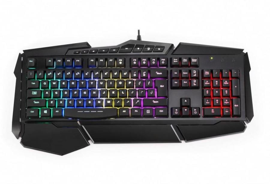 kogan rainbow backlit gaming keyboard